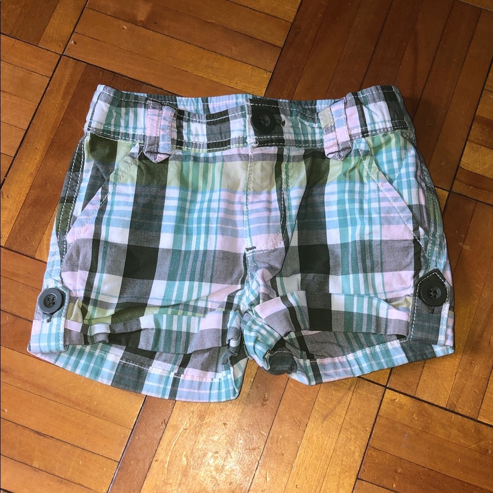 Joe Fresh Multicolor Plaid Toddler Shorts